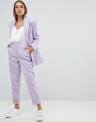 lilac cord trousers