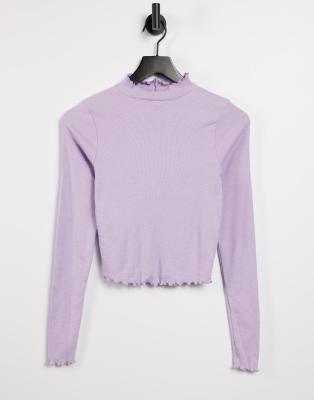 asos lilac top