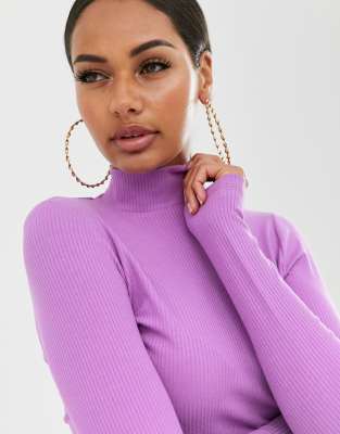 asos purple top