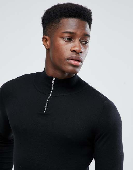 Zip turtleneck sale