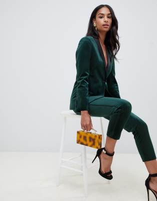 asos velvet suit womens