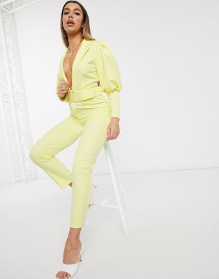 lemon yellow jumpsuit