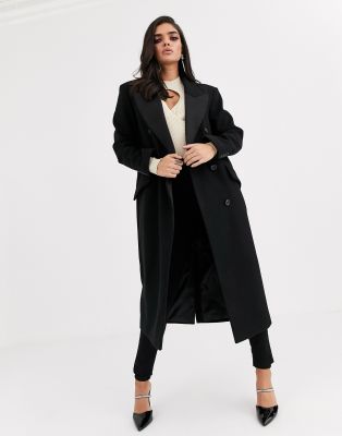 long black maxi coat