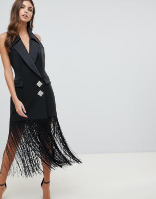 tux mini dress