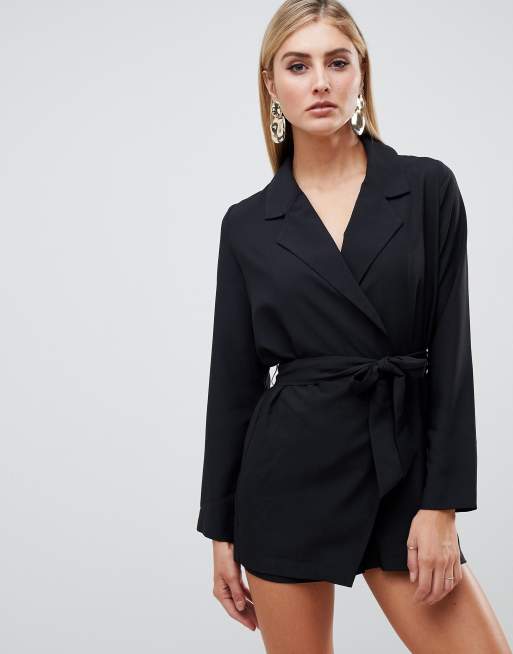ASOS DESIGN tux Playsuit
