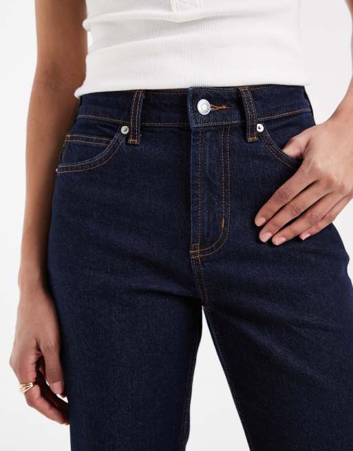 ASOS DESIGN – Tvättade, ankellånga jeans med raka ben och bekväm stretch, 4 av 5