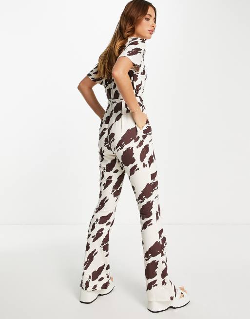 Cow jumpsuit hot sale