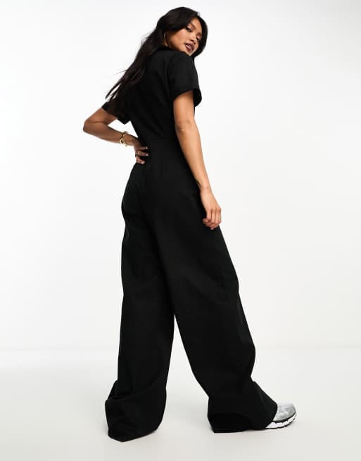 Nike Black Slouchy Jumpsuit, ASOS