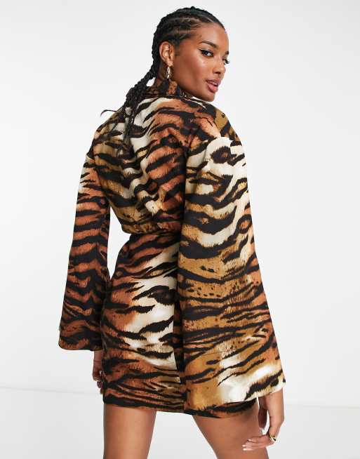 Asos tiger outlet dress