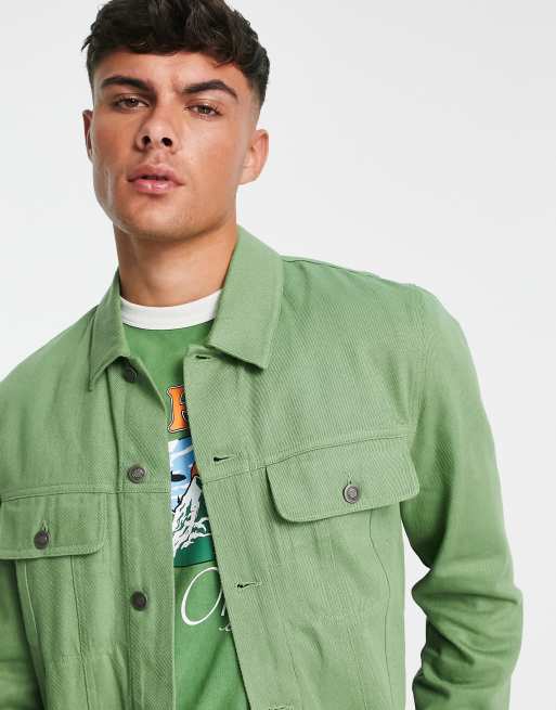 Twill green clearance jacket