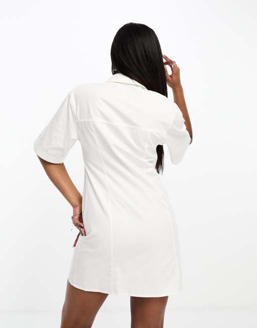 White shirt clearance dress asos