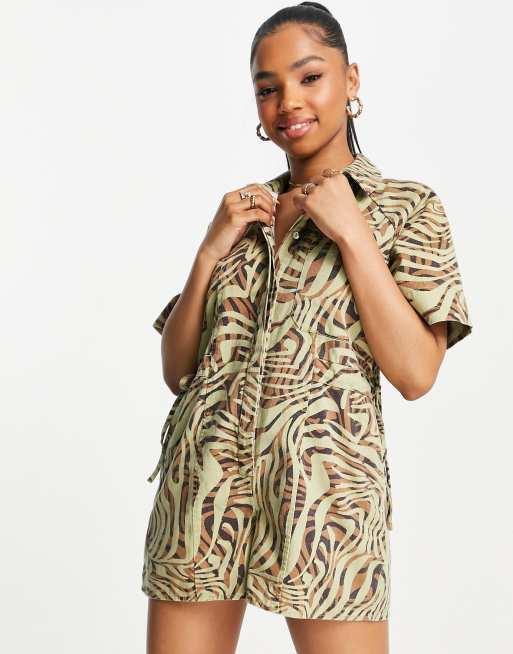 Asos cheap safari dress