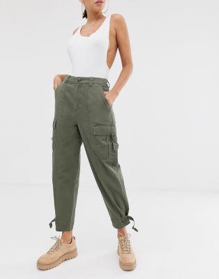 khaki combat jeans