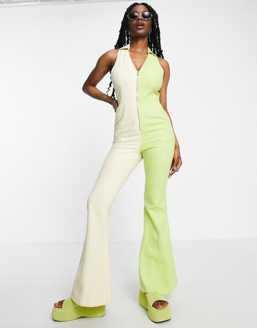 Asos store yellow jumpsuit