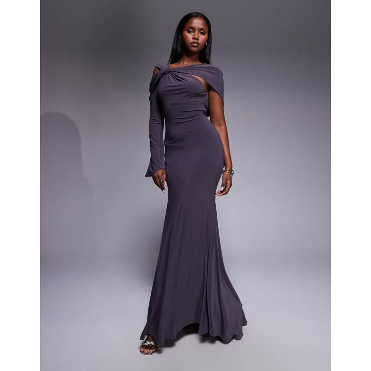 ワンピース theredthread S oval pleats dress grey THEREDTHREAD / ザ