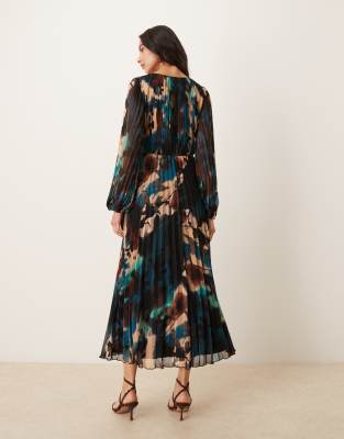 knee length dresses for ladies ASOS DESIGN Collared Wrap Midi Dress With Tie Belt In Terracotta main image 1
