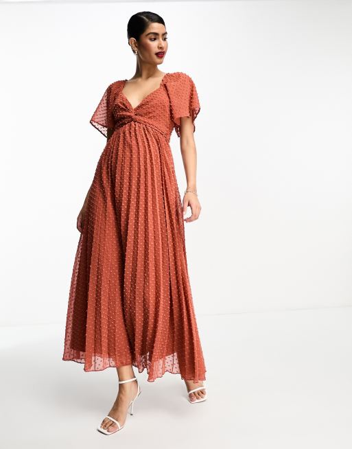 Asos angel sleeve dress sale