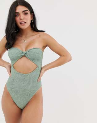 asos crinkle swimsuit