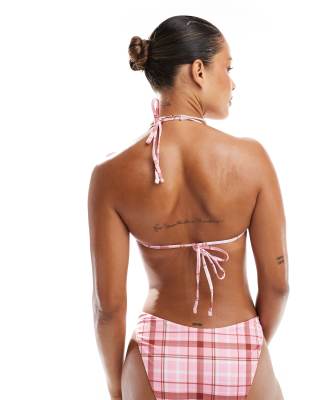 Asos Design Twist Front Bikini Top