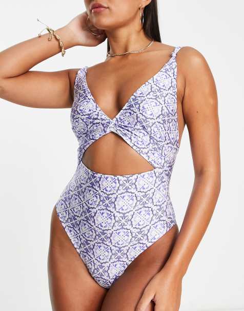 1 piece swimsuit with cutouts