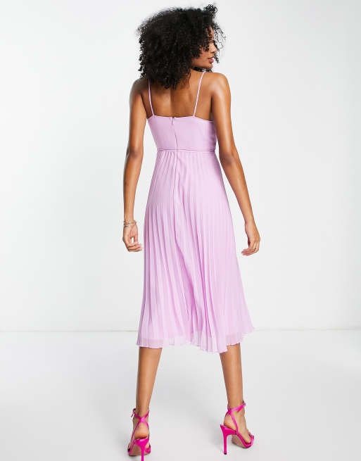 ASOS Edition Twist Front Cami Midi Dress