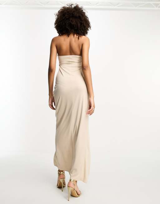 Twist Halter Maxi Dress