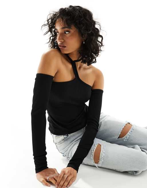 Cold shoulder tops online asos