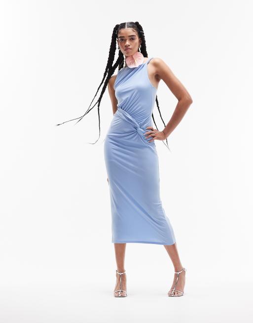 Asos pale blue bridesmaid dress deals