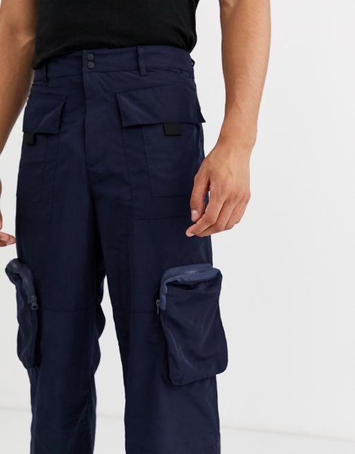 Double-Faced 3D Pockets Cargo Pants - Ready to Wear