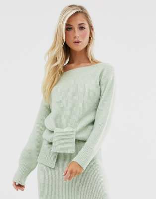 asos sweater skirt set