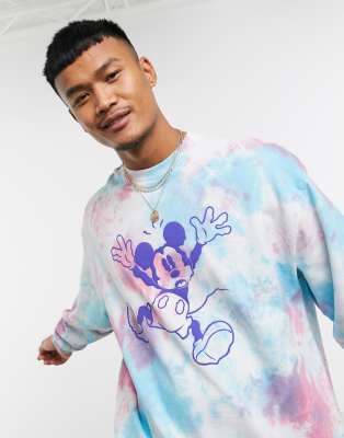 tie dye mickey sweatshirt