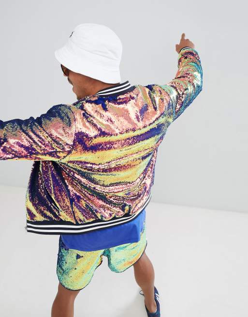 Asos sequin sale jacket mens