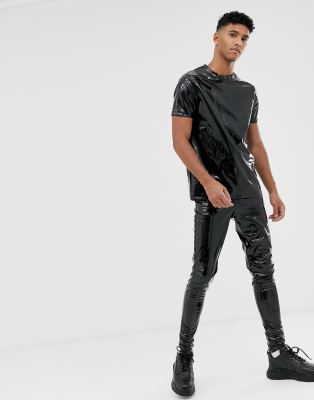 asos wet look jeans