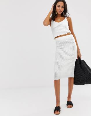 two piece midi skirt