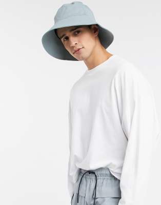 asos white bucket hat