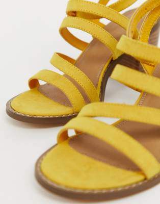 yellow sandals asos