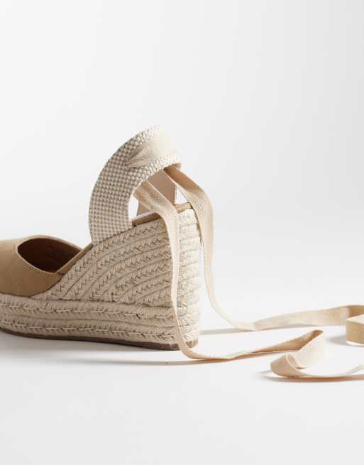 ASOS DESIGN - Tyra - Chaussures larges compensées à bout fermé - Sable, 3 de 4