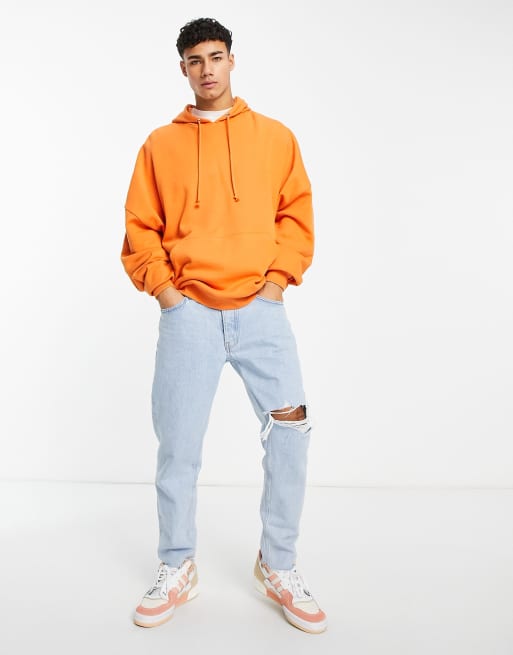 Asos orange hoodie on sale