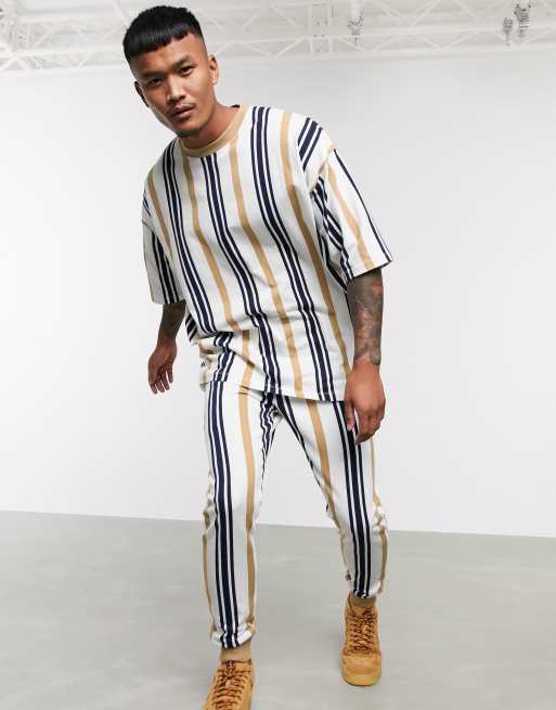 ASOS DESIGN – Kombiteil in Bunt gestreift, 2 von 3