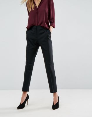 black trousers ankle grazers