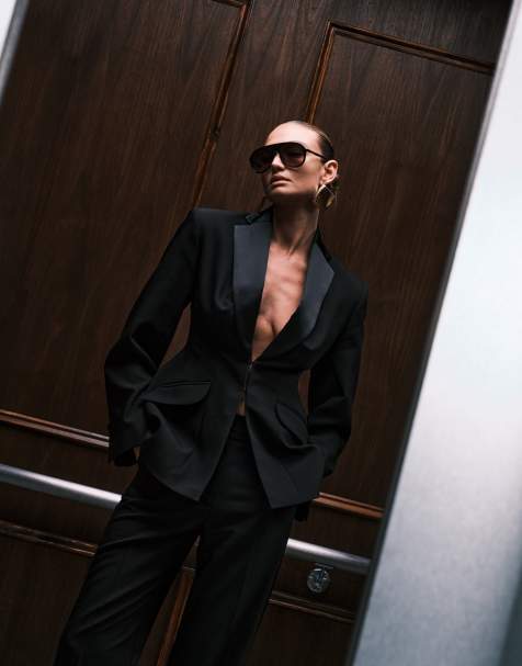 ASOS DESIGN - Ultimate - Blazer de smoking structuré - Noir - view 1