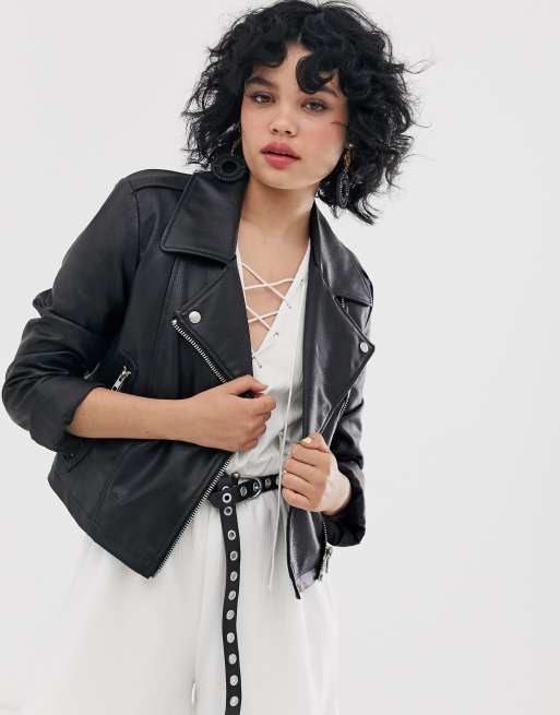 ASOS DESIGN - Ultimate - Blouson style motard en similicuir