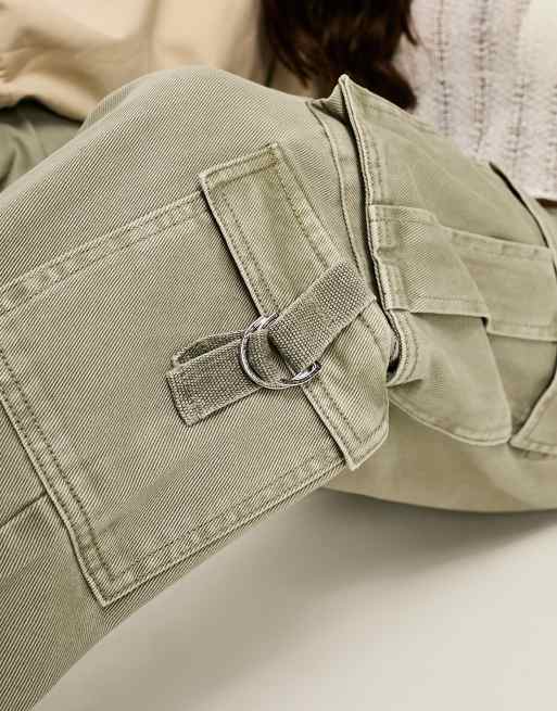 ASOS DESIGN ultimate cargo jean in washed khaki | ASOS