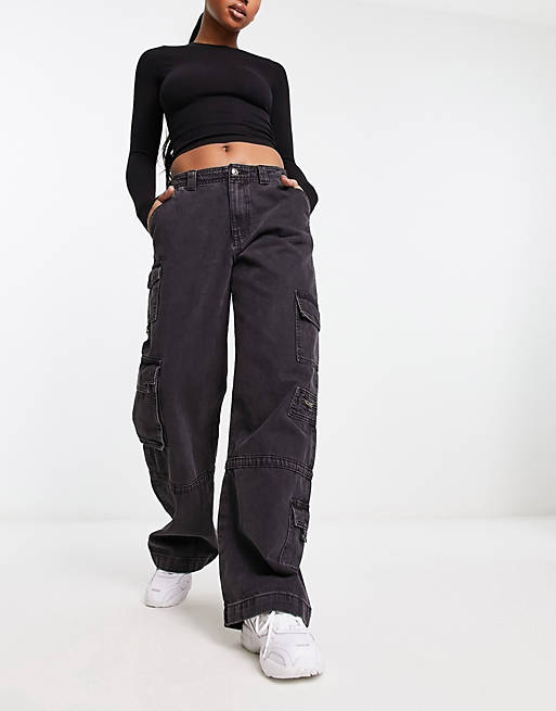 ASOS DESIGN ultimate cargo jeans in washed black | ASOS