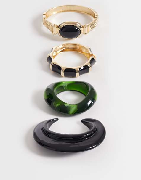 ASOS DESIGN - Ultimate - Confezione di bracciali rigidi combinabili con design misti - view 1