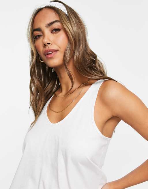 Asos white hot sale vest top