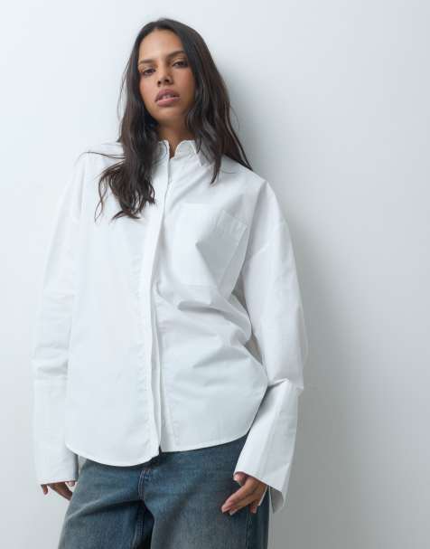 ASOS DESIGN ultimate cotton shirt in white - view 1