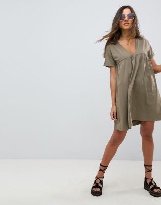 cotton smock dress