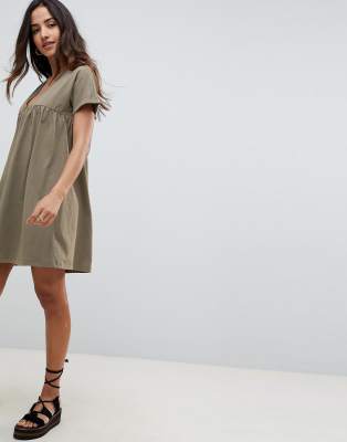 asos cotton smock dress