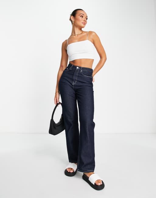 ASOS DESIGN - Ultimate - Crop top a fascia con spalline sottili bianco, 4 di 4
